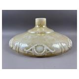 Vintage Iridescent Glass Torchiere Lamp Shade