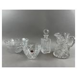 Crystal Decanter, Pitcher & Bowls