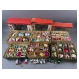 Vintage Christmas Ornaments in Original Boxes