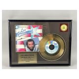 Framed Lee Greenwood God Bless the USA Record
