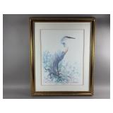 Framed/Numbered/Signed 'Great Egret'
