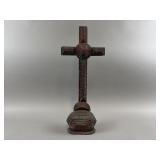 Antique 'Tramp Art' Wooden Cross