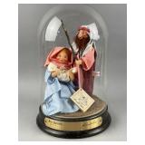 Vintage Annalee Nativity on Glass Dome