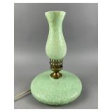 Antq Jefferson Jadite Uranium Glass Pancake Lamp