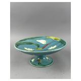 Vtg Majolica Water Lily Black Forest Art Pottery