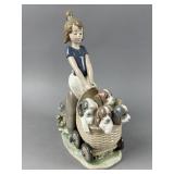 Vintage Lladro 'Litter of Fun' Figurine
