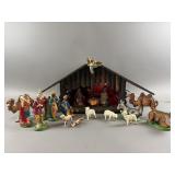 Vintage Christmas Nativity Set