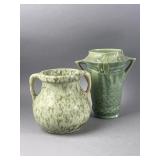 Vintage Burley Pottery 2-Handled Vase & More