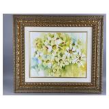 Signed/# Watercolor Botanical Painting by Deva