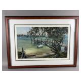 Framed/Numbered/Signed 'Keyï¿½s Whaler'