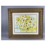 Signed/# Watercolor Botanical Painting by Deva