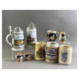 Vtg Beer Steins & Mugs Lot
