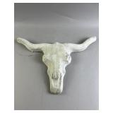 Concrete Longhorn Skull Wall Sculpture