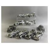 Vtg Danbury Mint Pewter Cars