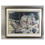 Framed & Signed Mark Hampton Print