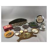 Vintage Wooden Decor, Music Boxes & More