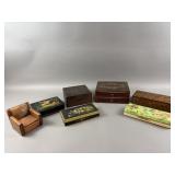 Vintage Wooden & Tin  Boxes & More