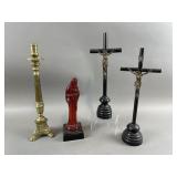 Religious Table Crucifixes, Altar Candle & More