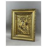 Gold Foil Wall Art Madonna & Child