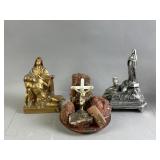 Vtg Religious Statues Lot
