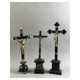 Dark Wood Standing Crucifixï¿½s