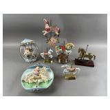 Bradford Exchange Carousel Horses Music Box & More