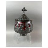 Last Supper Enamel Relief Ciborium St Marks 1973