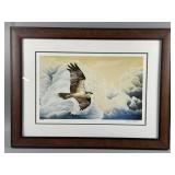 Framed/Signed/# Seriolithgraph by Jim Collins