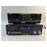 Pyle Dual Cassette Deck & Hybrid Amplifier