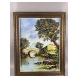Framed Vintage Original Oil Painting
