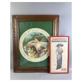 Vtg Framed Advertising Prints
