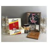 Vtg Beer Advertising Decor, Steins, & More