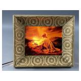 Vintage Backlit Religious Picture