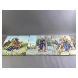 Set of 3 Religious Artwork Tiles