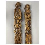 Vtg/MCM St.Peter/Moses Monk Witco Santo Wall Decor