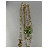 Vintage Crown Trifari Waterfall Necklaces