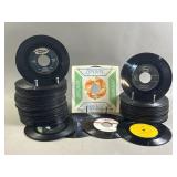 Vtg 7in Record Vinyls Lot