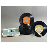 Vtg 7in Record Vinyls Lot