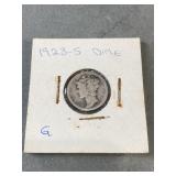 1923 - S Mercury Dime