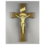 Vintage Catholic Wall-hanging Crucifix