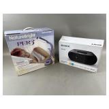 Sony Personal Audio System & Light Therapy Lamp