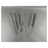Vintage Silver Tone Costume Jewelry