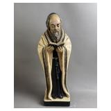 Vtg Marwal Chalkware Judaica Jewish Rabbi Statue