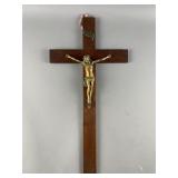 Vintage Wooden Wall-hanging Crucifix