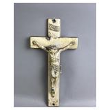Vtg Metal Wall Crucifix