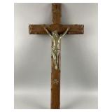 Vtg/Antq Wooden Wall-hanging Crucifix
