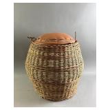 Vtg MCM Wicker Basket