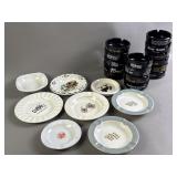 Vtg Souvenir Ashtrays Lot