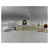 Pocket Watch, Snuff Bottles, Miniature Clocks