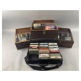 Lot of Vintage Cassettes & Organizers